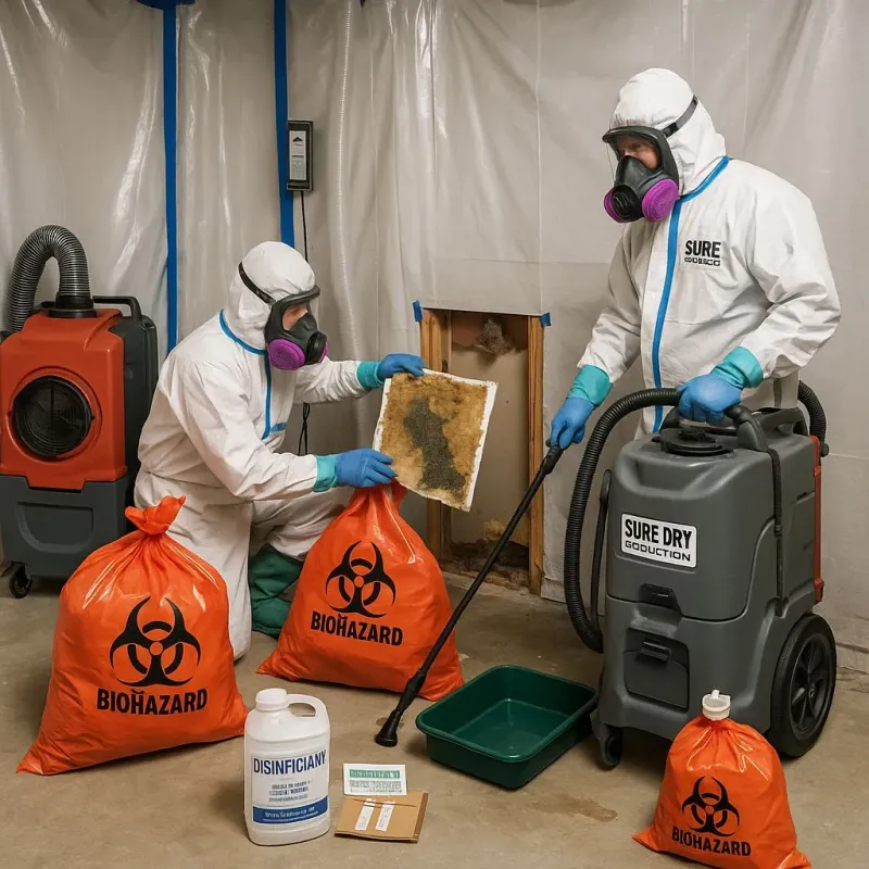Contaminated Water Handling Protocols process in Kings Mountain, NC